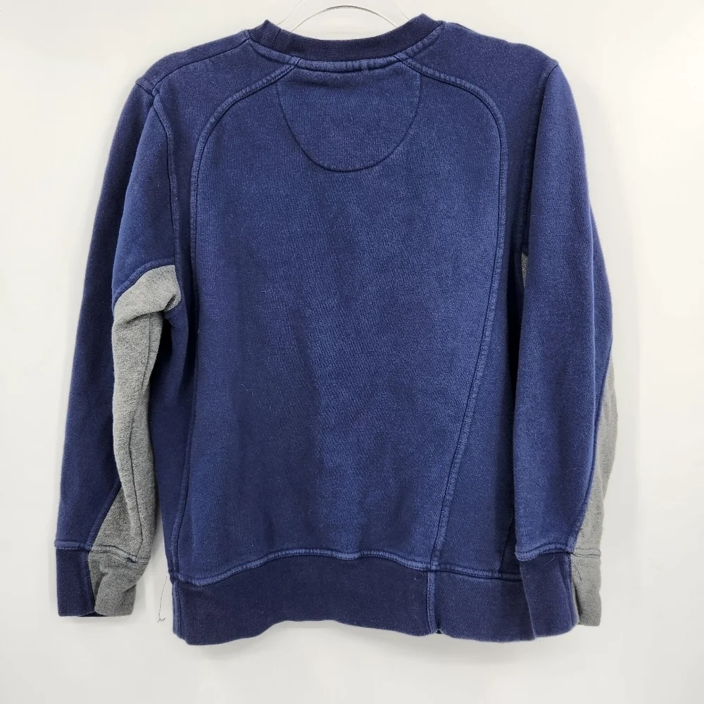 NFL Dallas Cowboys Kids Sweatshirt Size Large Navy Long Sleeve Crewneck